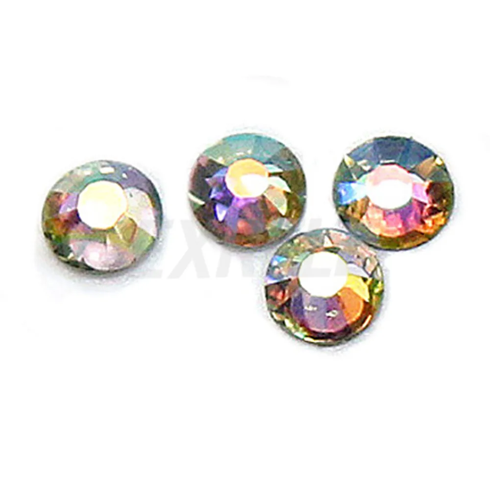1000 шт./лот 14 граней стразы из смолы драгоценный камень кристалл с плоским
