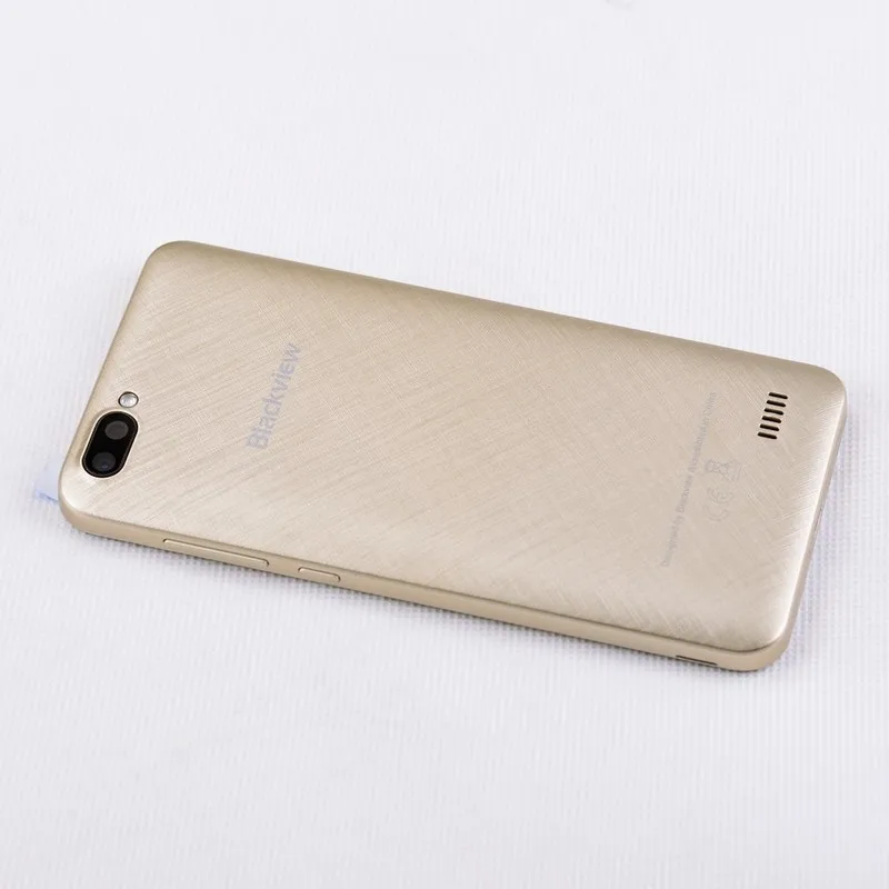 Blackview A7 смартфон с четырёхъядерным процессором MT6580 ОЗУ 1 ГБ ПЗУ 8 Android 7 0 3 камеры 3G