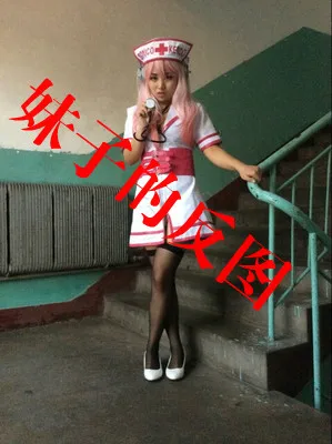 

SoniAni Super Sonic Nurse Cosplay Costume Uniform Halloween Party Fancy Suits Dress Clothing Costumes for Women Customized Size