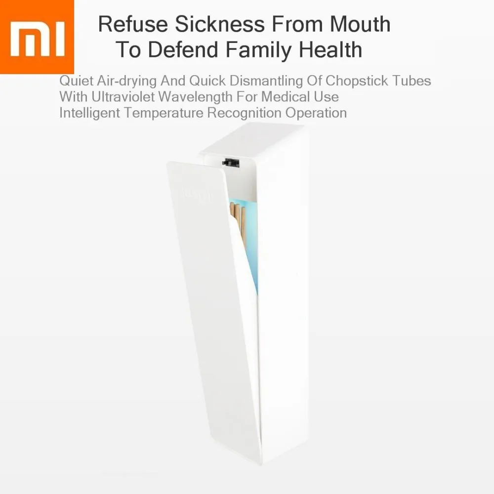 Xiaomi умный дом умный стерилизация палка для еды трубки Интеллектуальное распознавание температуры длина волны Xiomi тихий воздух-сушка