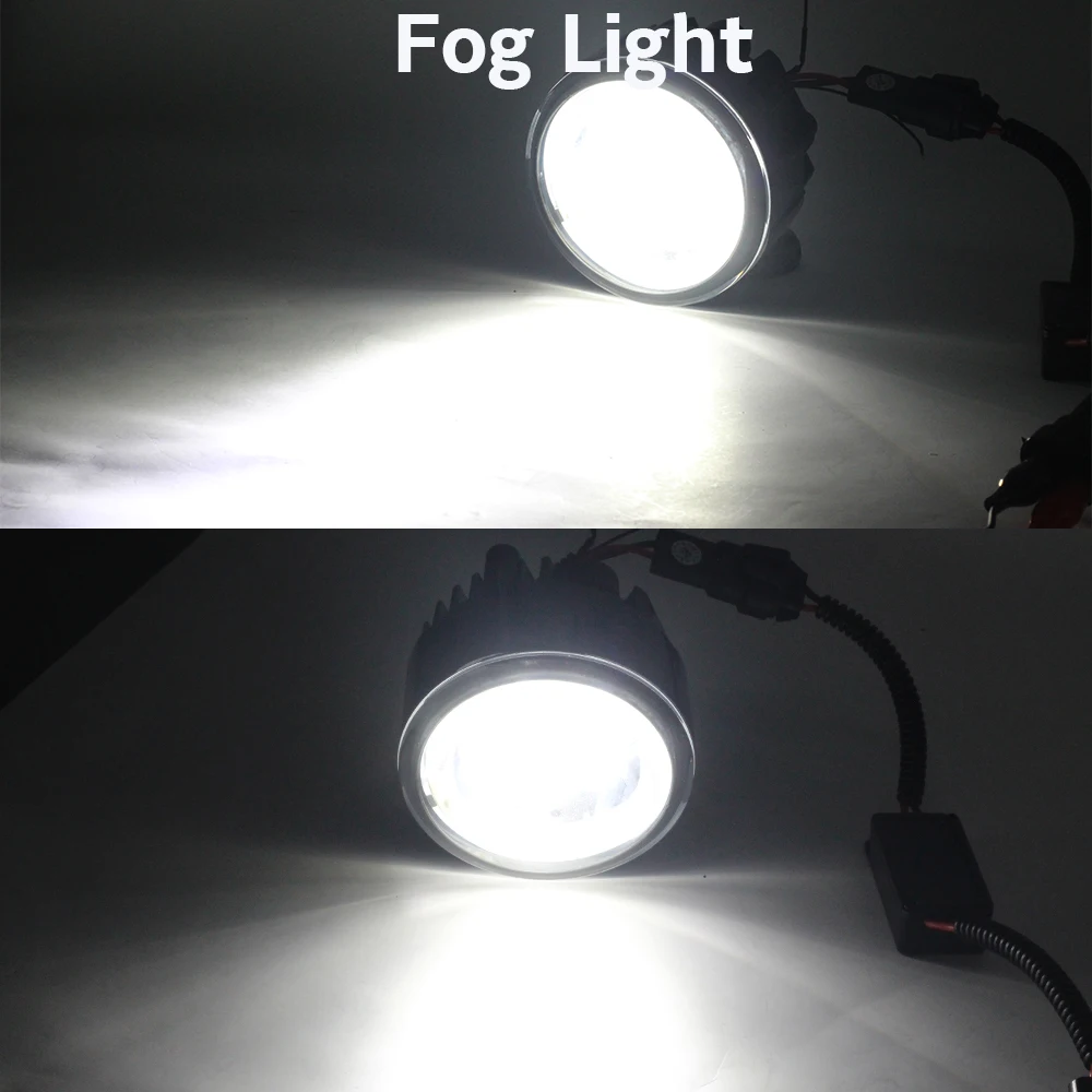 Cawanerl 2 шт. автомобиль светодиодный противотуманный светильник Ангел глаз DRL