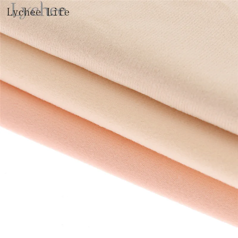 Lychee Life кукольная кожа ткань однотонная плюшевая сделай сам товары для шитья