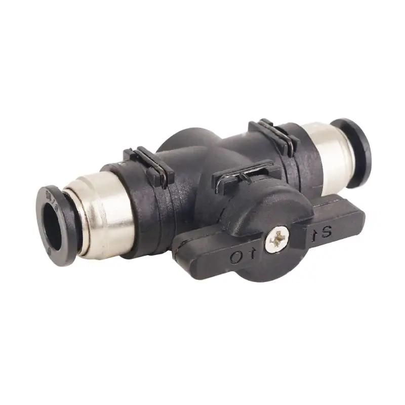 8 мм Пневматический нажимной быстрый соединитель BUC ручной клапан переключатель