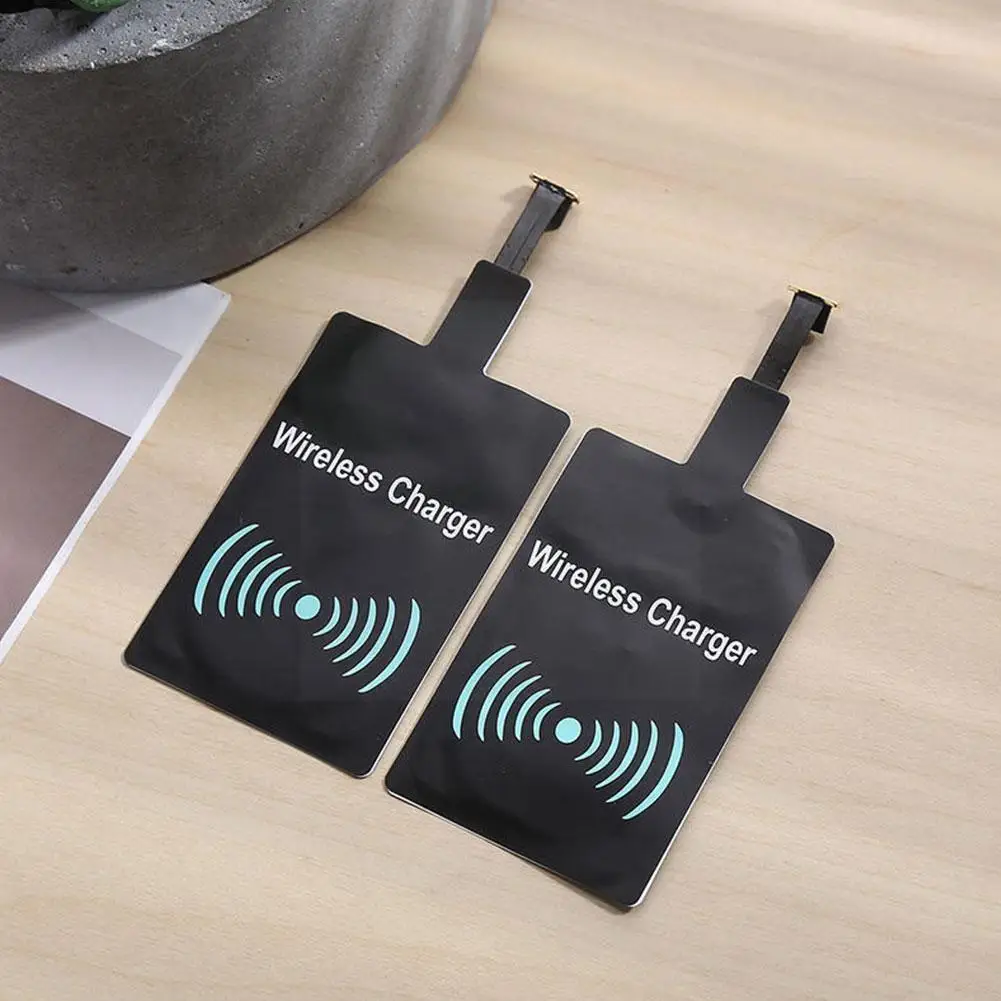 

Зарядный адаптер для Android Micro USB Type-C, беспроводной приемник для iphone, Xiaomi, Samsung, Huawei Qi, зарядное устройство W0G9