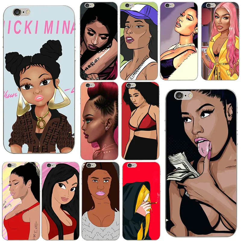 Популярные Чехлы для девочек Swag iphone 6 6S 7 8 Plus X XR XS Max 5 5S SE 5C 4 4s силиконовая лента