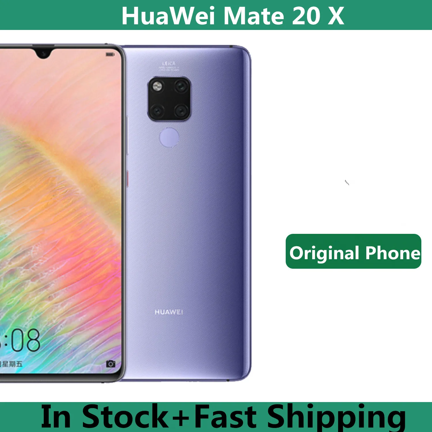 Оригинальный HuaWei Mate 20X4G LTE мобильный телефон Kirin 980 Android 9 0 7 2 &quot2240x1080 40.0MP отпечатков