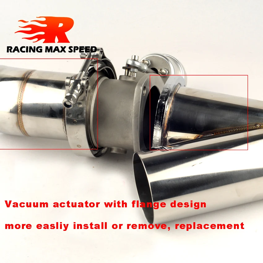 2 5 &quotдюймов 63 мм Электрический Выпускной клапан глушителя система выреза пульт