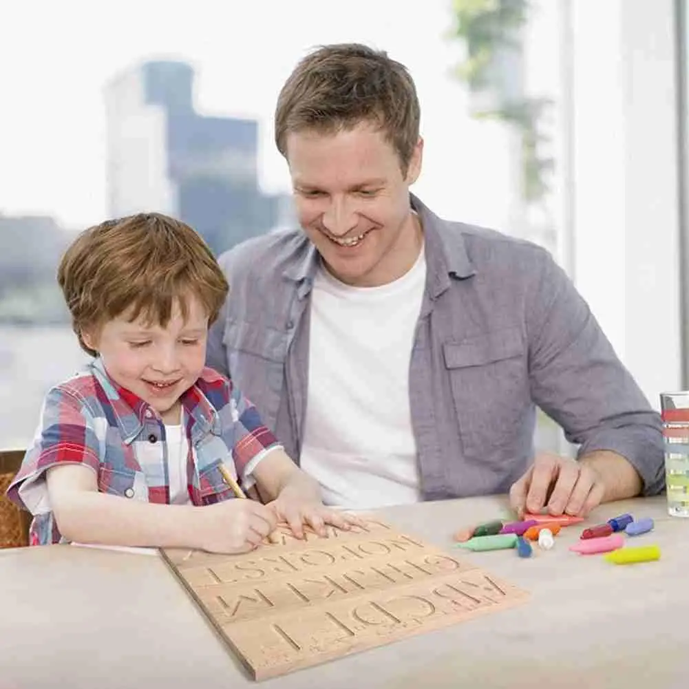 

Numbers English Letters Writing Board Children's Writing Training Board Toys Toys Stimulation Educational Sensory Learning Q5H4