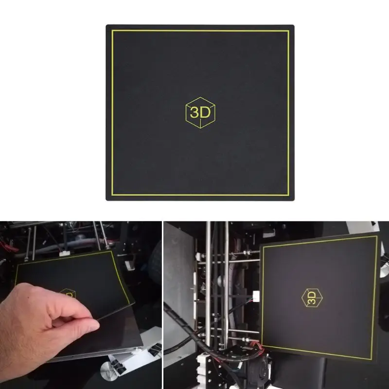 

220x220mm Magnetic Adhesive Print Bed Tape Print Sticker for 3D Printer Sticker