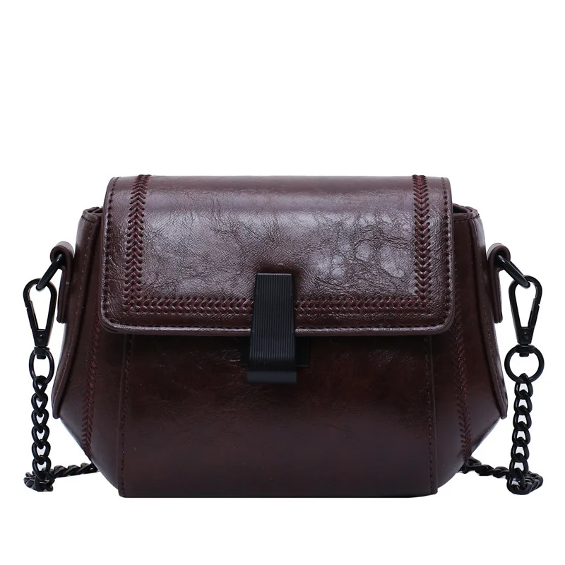 

Female Chain Crossbody Bags For Women 2020 Leather Luxury Handbag Designer Sling Sac A Main Ladies Hand Shoulder Messenger Bag