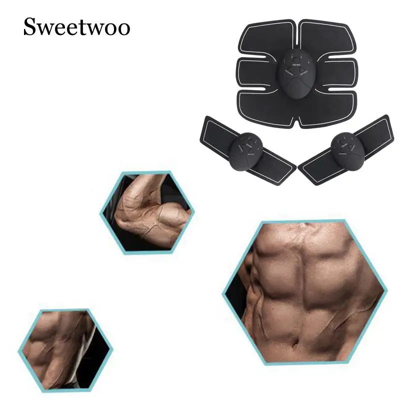 Мышцы Массажер обучающей Форма Fit Комплект ABS шести Pad брюшной электрический