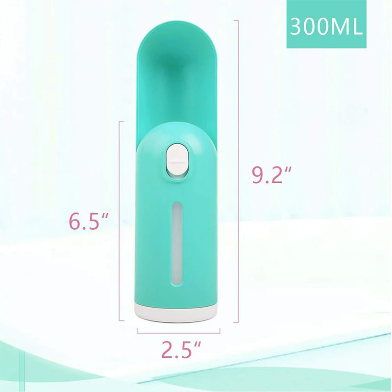 Маленькая большая портативная бутылка для воды собак товары путешествий поилка