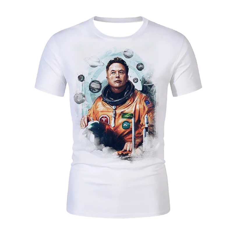 Летняя новая мужская футболка с коротким рукавом трендовая свободная