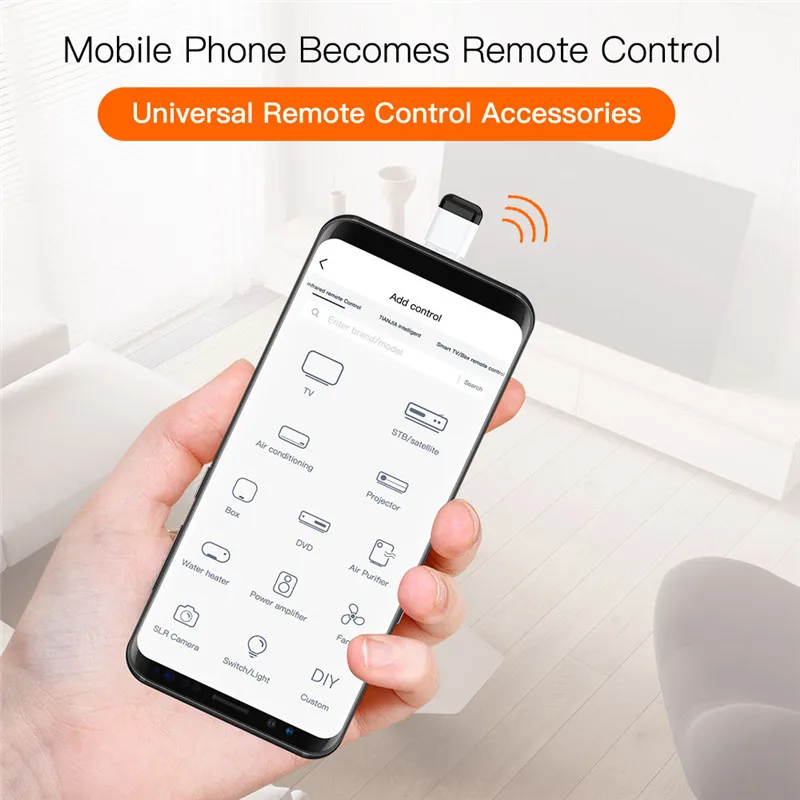 Universal Remote Control Mobile Infrared Transmitter Android Smartphone Learning OTG Smart Remote Control for TV Air Condition