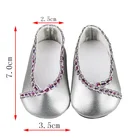 Кукольная обувь, Тканевая обувь, розовая детская обувь для американской куклы 18 дюймов и аксессуары для кукол-новорожденных 43 см