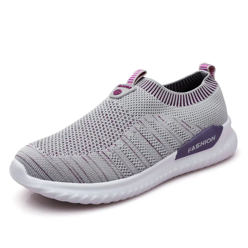 Spring Autumn Women Shoes Casual Breathable Weightlight Shock-absorbing Ladies Sneakers Mesh Wear Resistance Female Footwear