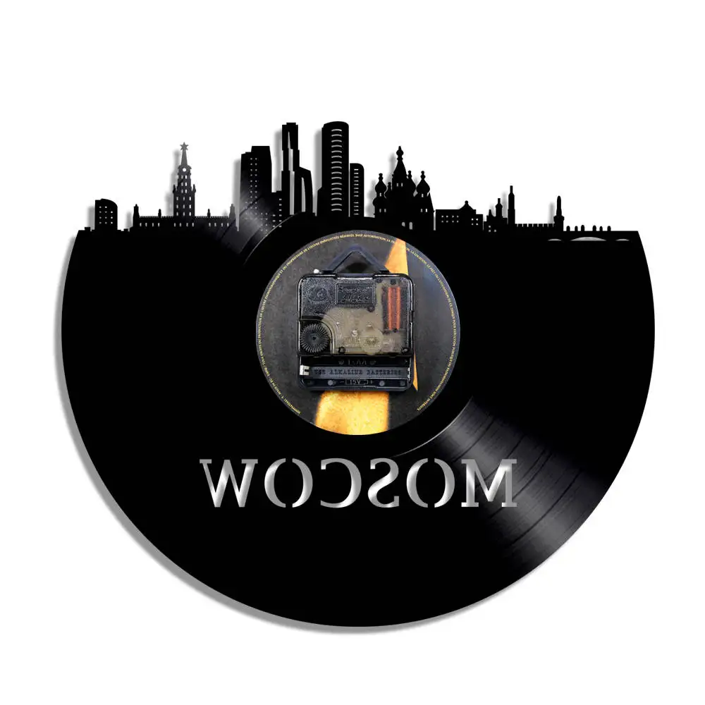 Настенные часы в русском стиле декор для стен винтажном виниловая запись