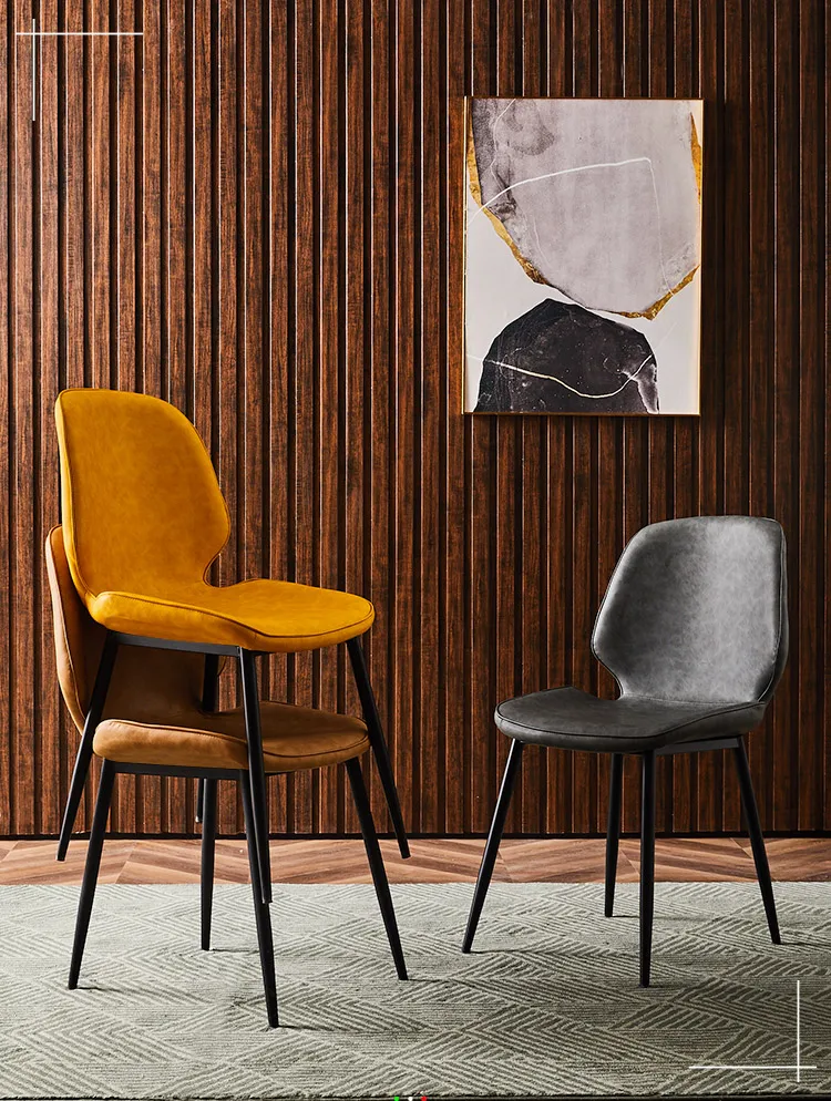Nordic Dining Chair Modern Minimalist Home Backrest Light Luxury Single Stool Net Red Desk Makeup Creative Restaurant |
