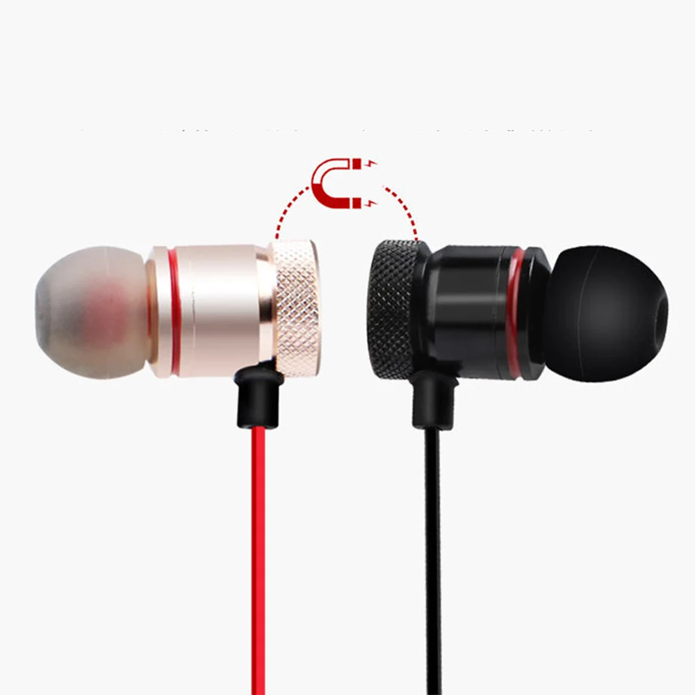 Магнитная Bluetooth гарнитура KISSCASE XT6 беспроводная стерео для занятий спортом