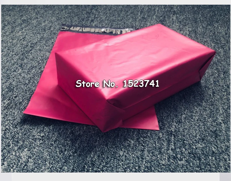 100 шт 15x24 см/6x10 дюймов розовый поли почтовые бутик доставка сумки кутюр