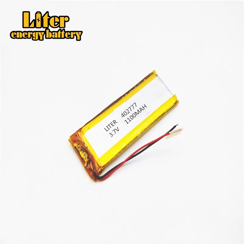

3.7V 1100mAh 402777 402575 Lithium Polymer Li-Po li ion Rechargeable Battery For Mp3 MP4 MP5 GPS mobile bluetooth