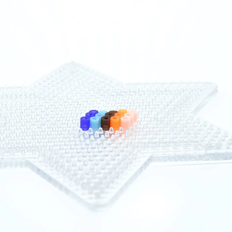 JINLETONG 4 шт. Hama Beads 2 6 мм наклеиваемая доска 3d головоломка emplate для beads инструмент