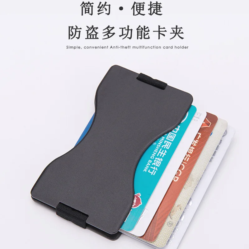 Алюминий сплав кошелек металлический держатель для карт тонкий бумажник