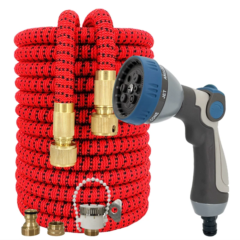

Новый гибкий расширяемый шланг для полива, магический Садовый шланг с распылителем воды, инструменты для мойки автомобилей под высоким дав...