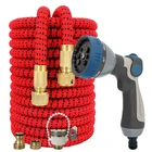 Новый гибкий расширяемый шланг для полива, магический Садовый шланг с распылителем воды, инструменты для мойки автомобилей под высоким давлением