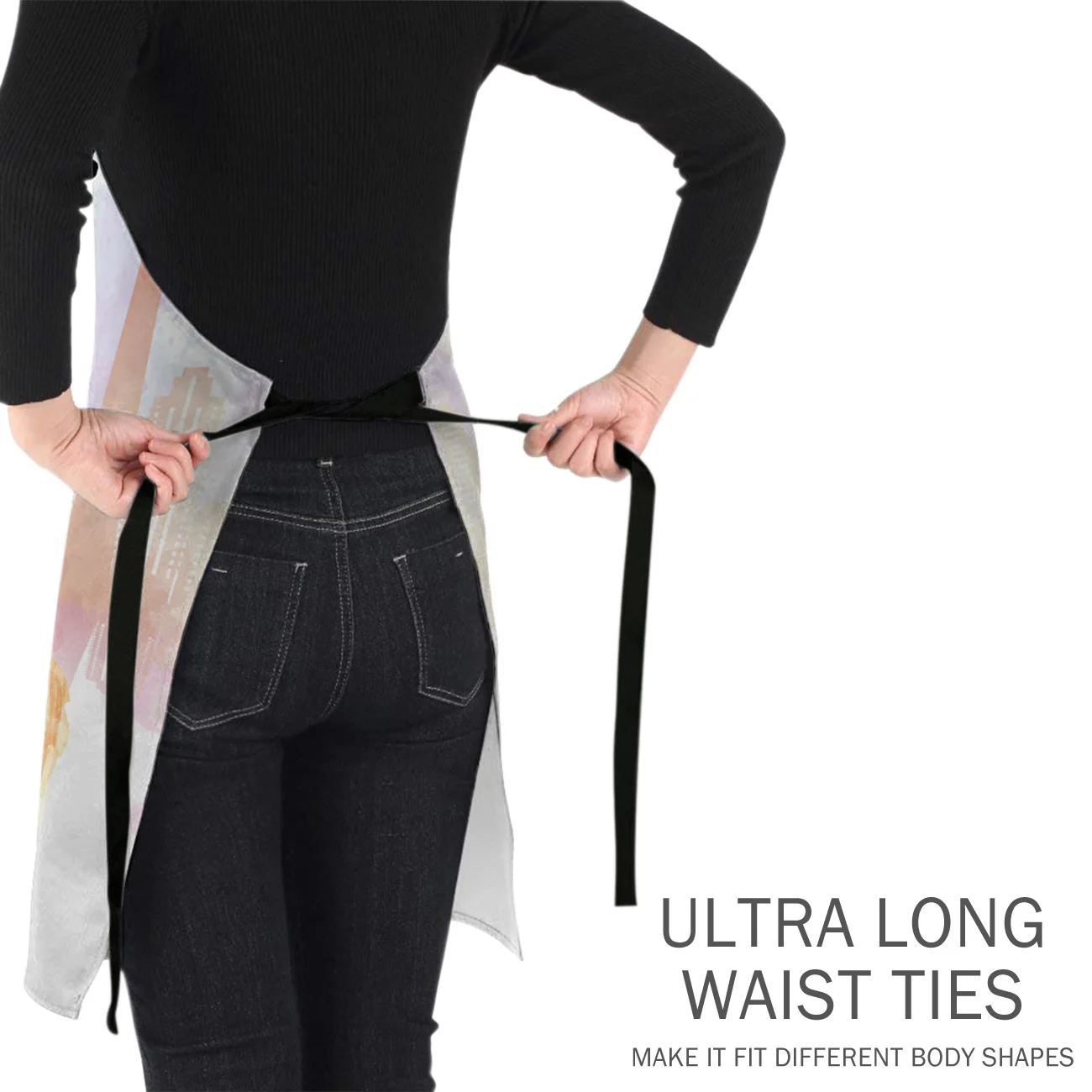 Смешной фартук Ванкувер городское здание корги Кухонные фартуки для женщин