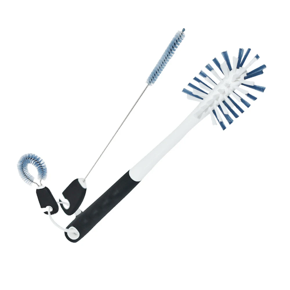 3 шт./компл. детский чайник с длинной ручкой черный + белый чистящая щетка