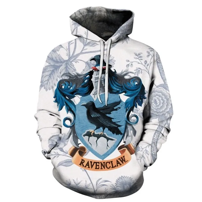 Новый 3D печать равенклав толстовки с капюшоном для мужчин и женщин хараджуку