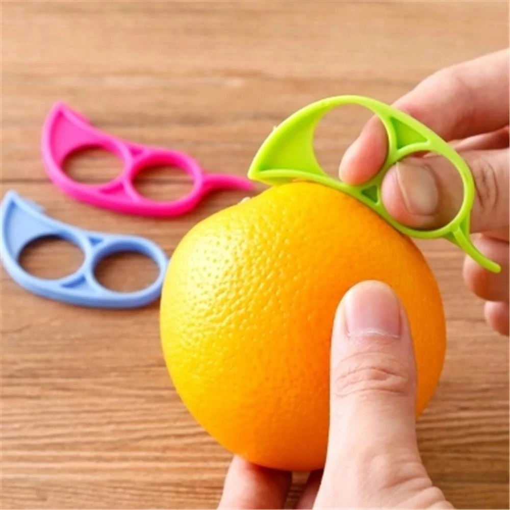 

8Pcs Orange Peeler Plastic Peeling Orang Lemon Peeler Orange Opening Peeling Stripper Remover Knife Kitchen Oranges Fruit Tools