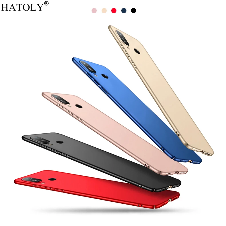 Для Huawei Y6S 2020 чехол ультра-тонкий Гладкий Жесткий ПК задняя крышка для защитный