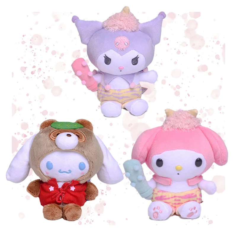 

Кавайная мультяшная плюшевая игрушка серия монстров Kuromi Cinnamoroll My Melody аниме плюшевая игрушка кукла кулон брелок милый подарок для детей