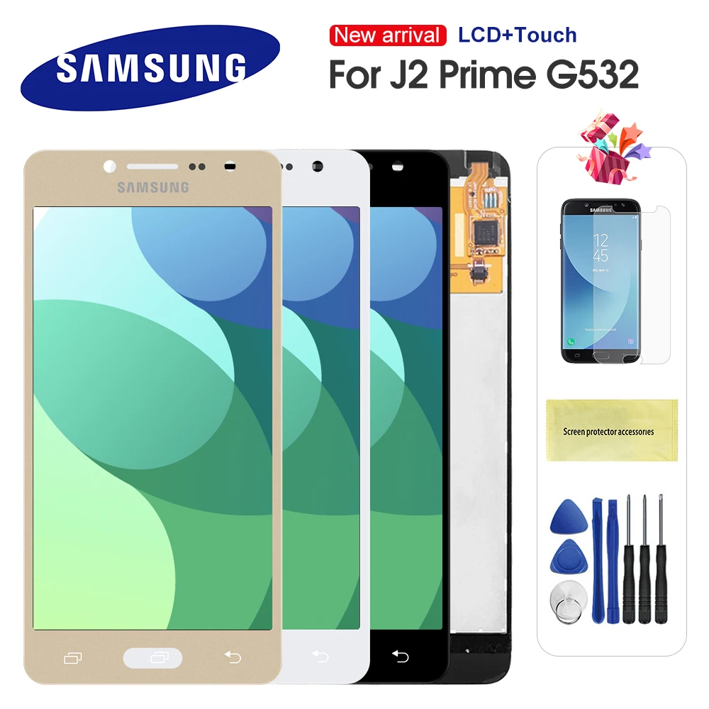 Для Samsung Galaxy J2 Prime G532 SM G532F ЖК дисплей сенсорный экран дигитайзер с рамкой может