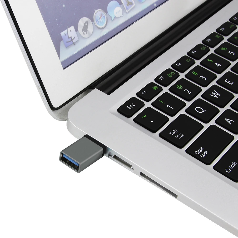 CHYI type-C Мужской к USB 3,0 Женский хаб-конвертер Mini USB 3,1 сплиттер type C адаптер синий Usb3.0 хаб для Macbook компьютера