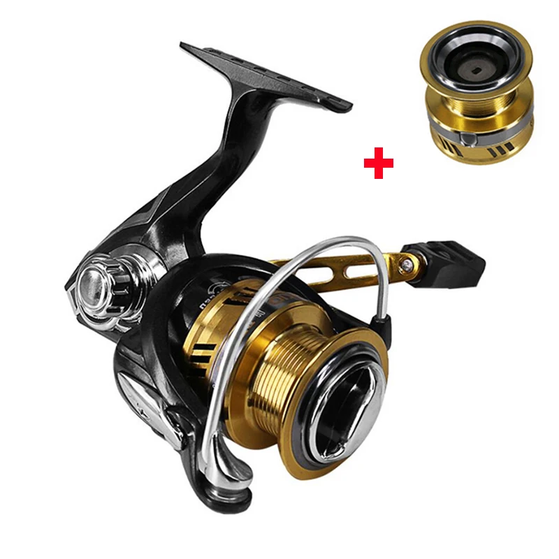 Рыболовная катушка с двойной металлической катушкой серии 2500 3000 легкая