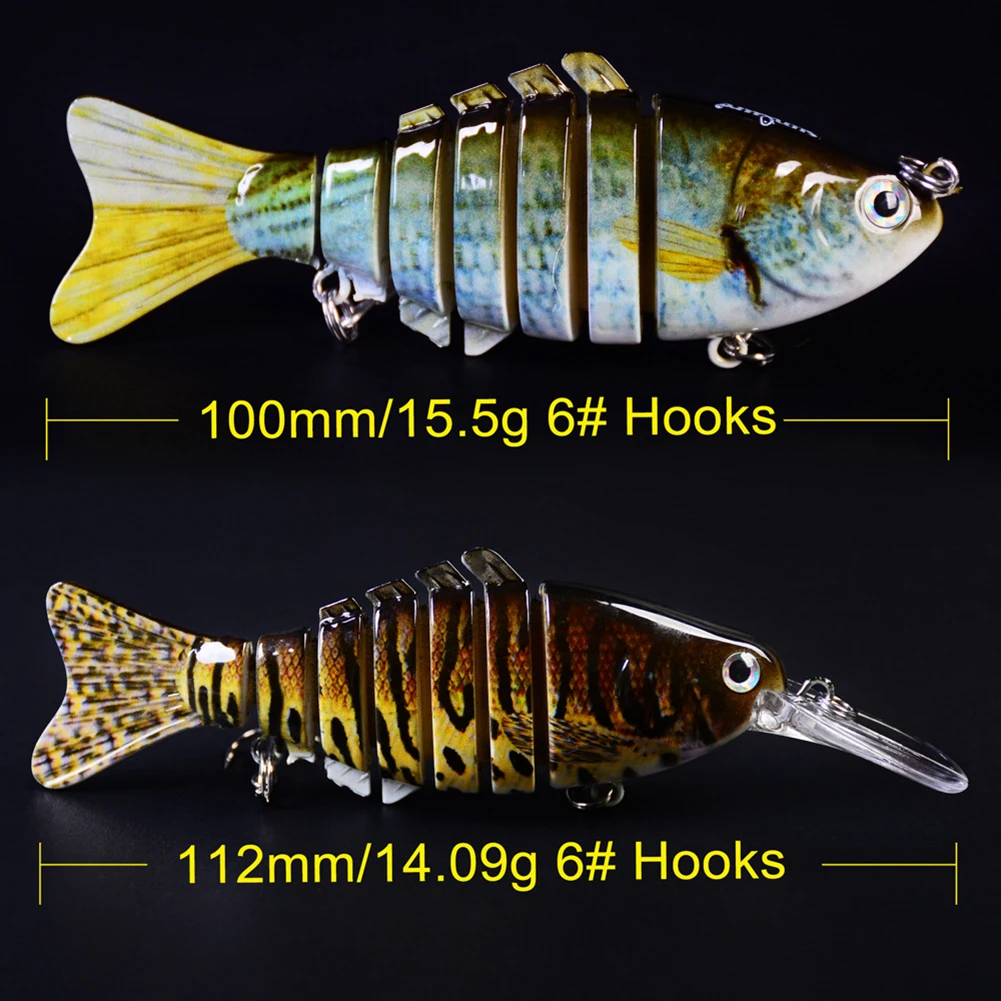 

6Pcs Metal Fishing Lures Single Hook 100g Lure Artificial Bait Hard Baits Tackle with Topwater Crankbait Wobbler