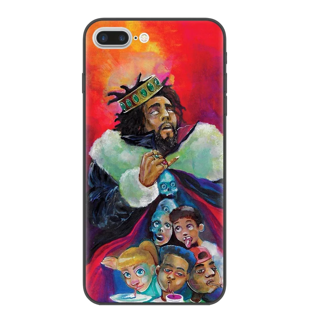 J COLE Hip hop Soft TPU Black Silicone Case Cover for iPhone X XR 11 Pro XS Max 8 7 6 6S Plus 5S SE Coque Shell Cases Fundas | Мобильные
