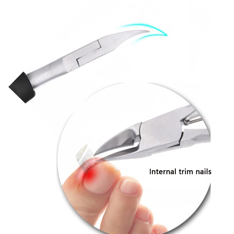 Нержавеющая сталь кусачки для ногтей вросшие ногти ног &quotфранцзуский