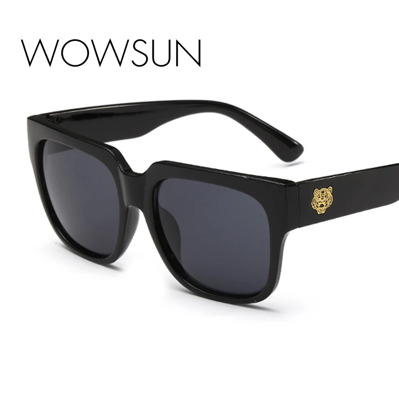 WOWSUN Модные индивидуальные заушники декоративная оправа солнцезащитные очки