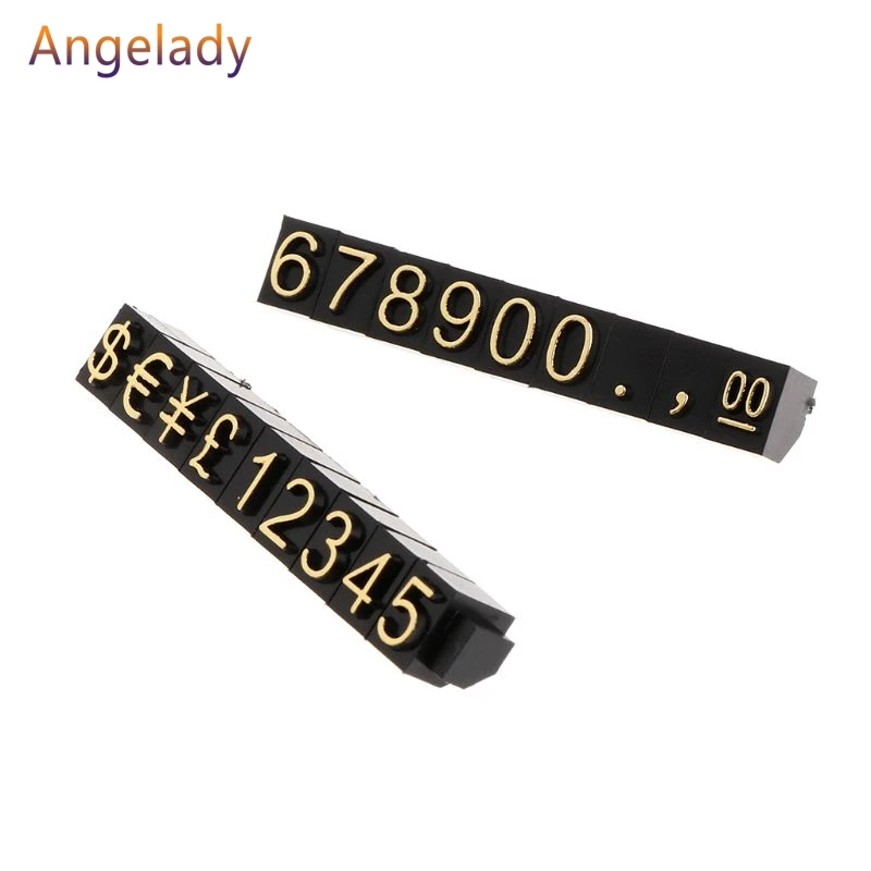 Ценник для магазина ювелирных изделий дисплей Пентагон пластиковый номер