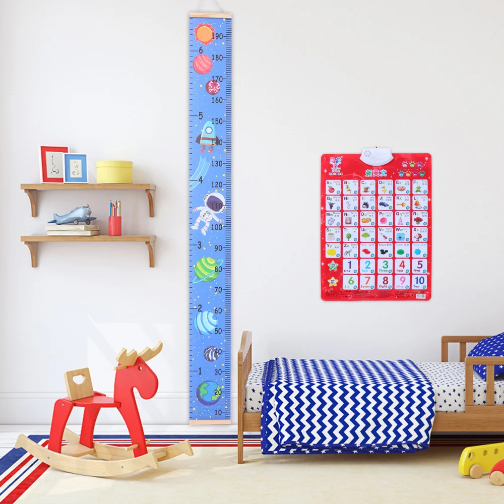 

1Pc Cartoon Height Record Ruler Height Measuring Tools Hanging Pendant for Kids