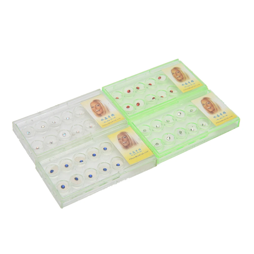 

10pcs Diamond Bur Dental Material Teeth Whitening Studs Denture Acrylic Teeth Crystal Ornament Oral Hygiene Tooth Decoration