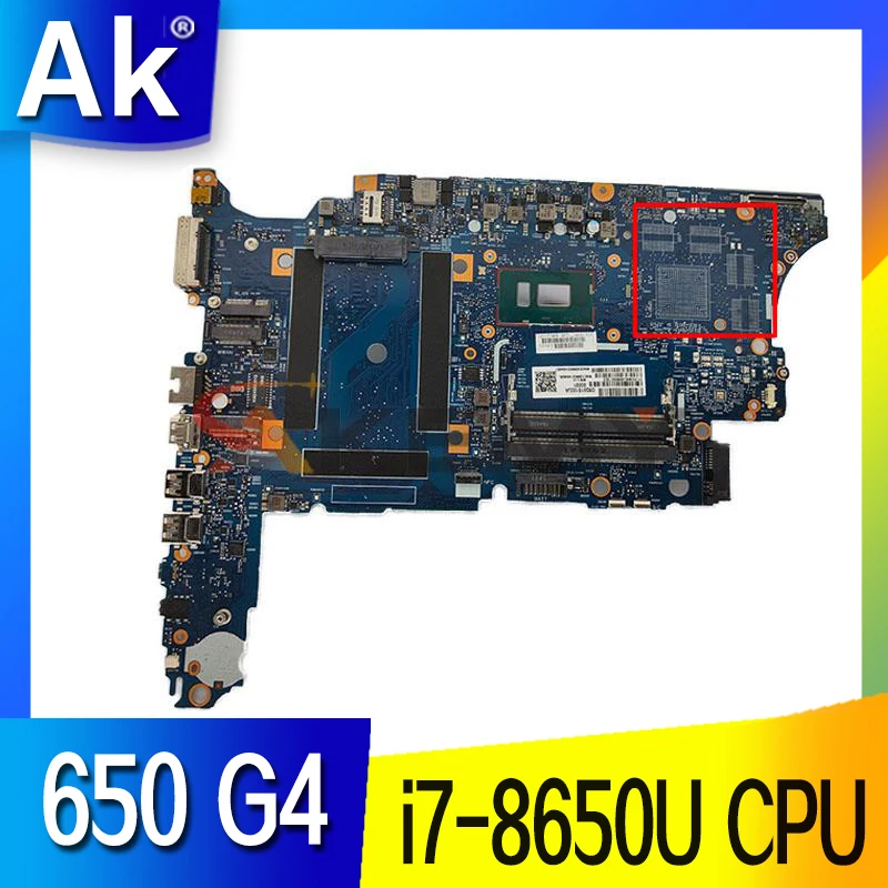

L24853-601 6050A2930001-MB-A01 For HP ProBook 650 G4 HSN-I14C laptop Motherboard L24853-001 with i7-8650U 100% tested ok
