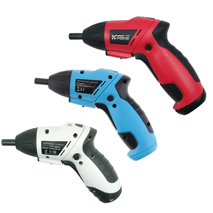 Мини Электрическая отвертка литиевый Аккумуляторный шуруповерт набор