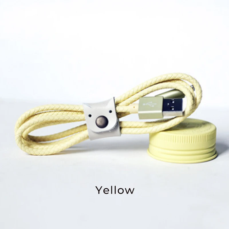 Yellow Maoxin usb кабель micro 5pin 9 моделей для зарядки и передачи данных usb кабель для Android с пряжкой и бумажной трубкой - Цвет: Yellow