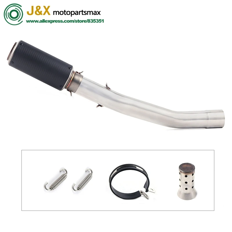 Мотоцикл Полный выхлопной системы Escape modifid-адаптер ссылка Средний изгиб трубы
