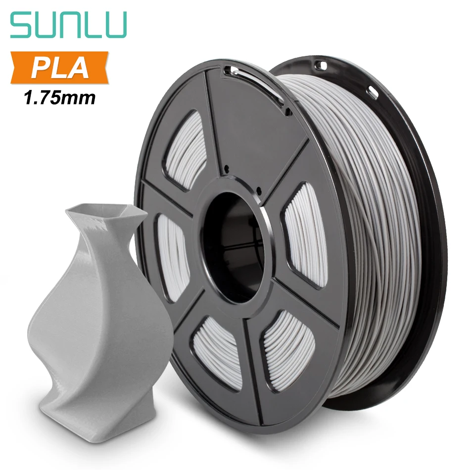 

SUNLU 1.75mm PLA/PLA Plus 3D Extruder Filament 1KG skin With Spool Plastic Filament For FDM Printer 3D Pens Tolerance +/-0.02mm